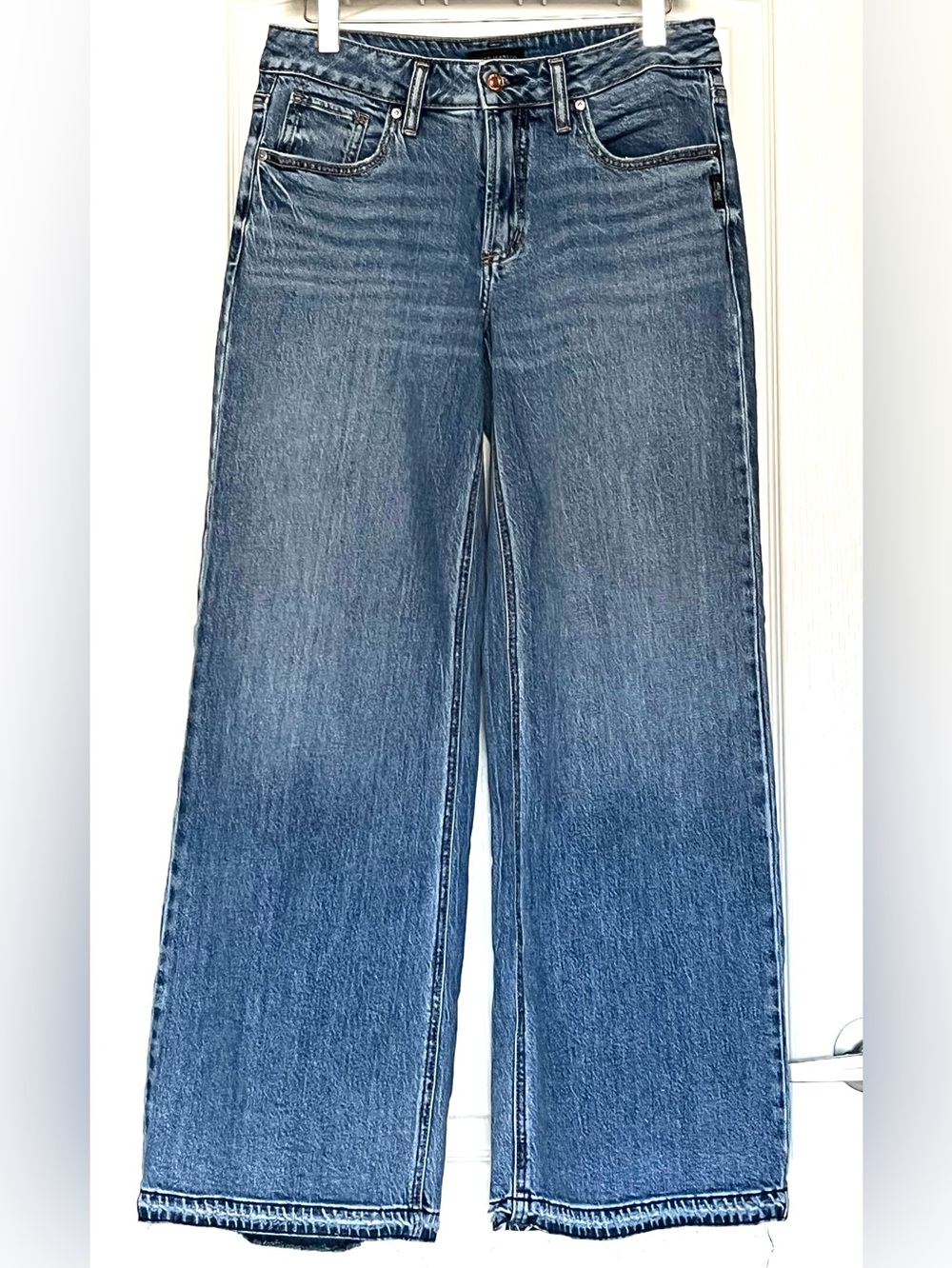 Silver Jeans Co. Suki Mid-Rise Wide Leg Jeans Size 28 Curvy Fit Y2K Baggy Style